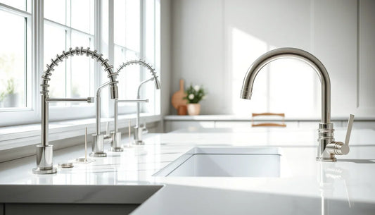 Learn how to choose the best kitchen faucet for your sink. Compare faucet size, styles, pull-down sprayers, finishes, installation, and essential features.