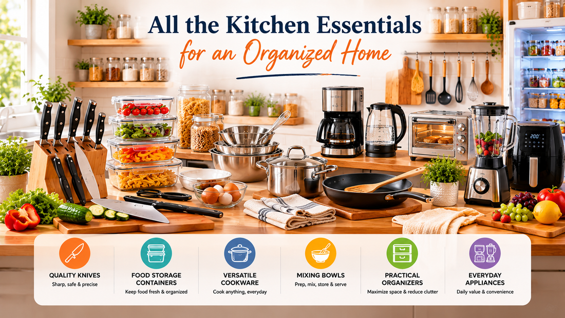 Best Kitchen Essentials | Must-Have Tools for an Organized Kitchen