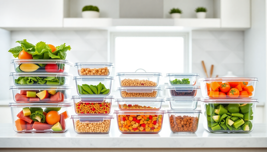 Glass vs. plastic food storage containers compared for durability, food freshness, meal prep, reheating, portability, and everyday kitchen use