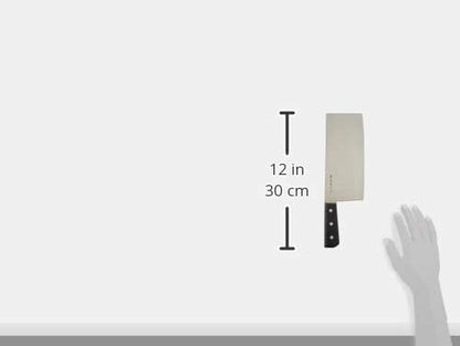 Aoki Cutlery Seisakusho 20040 Takayuki Sakai Inox Chinese Knife, 7.7 inches (19.5 cm)
