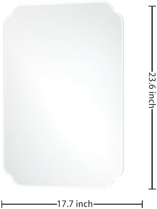 18x24 Inch Bathroom Mirrors for Over Sink, Frameless Mirrors for Wall