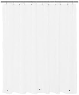 Mrs Awesome 70x60 Short Shower Curtain Liner Clear