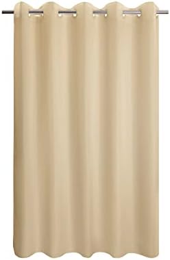 River Dream No Hook Hotel Cloth Shower Curtain Beige, Standard Size