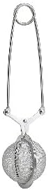 HIC Kitchen Snap Mesh Ball Tea Infusers, 18/8 Stainless Steel, For Loose Leaf Tea and Mulling Spices, Set of 3