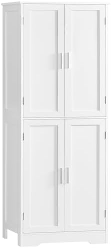 TEENFON Storage Cabinet with Doors & Adjustable Shelf