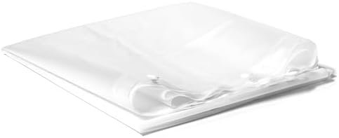 Hookless It's A Snap! Plastic PEVA Snap-In Replacement Shower Curtain Liner for Hookless Curtain with No Sheer Window, 70" x 69", Water-Repellent, Easy Install, Frost
