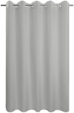 River Dream No Hook Hotel Cloth Shower Curtain Grey, Standard Size