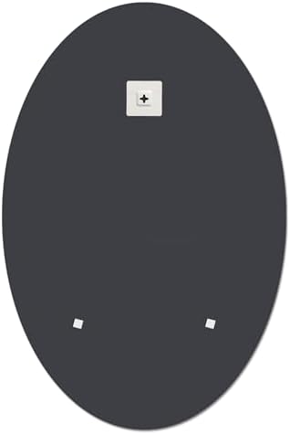 Bathroom Mirror for Over Sink 24" x 36" Oval Frameless Wall Mirror