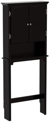 UTEX Above Toilet Storage Cabinet, Bathroom Organizer with Doors, Espresso