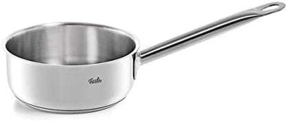 Fissler San Francisco 3-Piece Stainless Steel Saucepan Set, Pots with Glass Lid, Induction (2 Saucepans, 1 Saucepan) - Induction