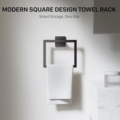 20-Piece 23.6 Inch Matte Black Bathroom Hardware Accessories Set