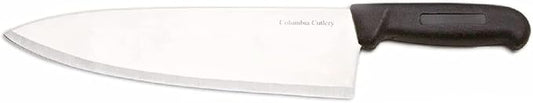 10" Columbia Cutlery Commercial Chef/Cook Knife - Black Fibrox Handle - Razor Sharp and Dishwasher Friendly