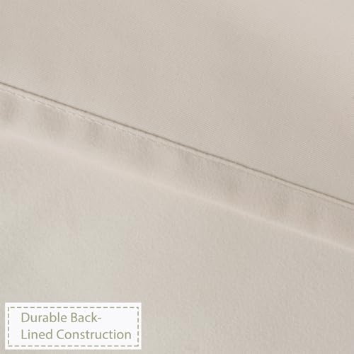 Farmhouse Ruffle Shower Curtain, Camel, 72 x 72 in
