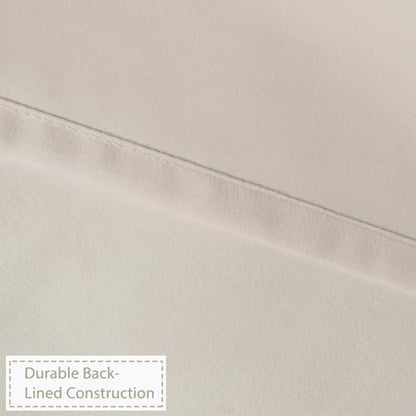 Farmhouse Ruffle Shower Curtain, Camel, 72 x 72 in