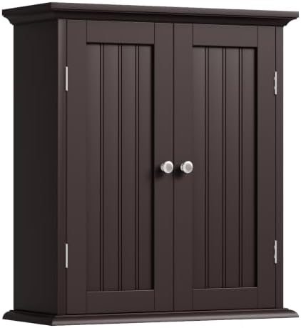 ChooChoo Bathroom Wall Cabinet with 2 Doors, Over The Toilet