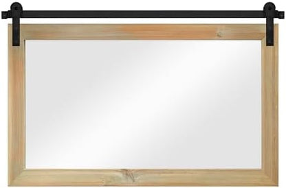 COGOOD Farmhouse Bathroom Mirrors for Over Sink - 26 x 41 Burlywood
