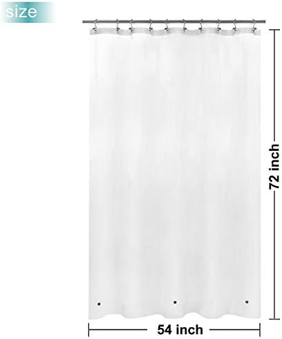 Mrs Awesome 54x72 Stall Size Shower Curtain Liner Frost