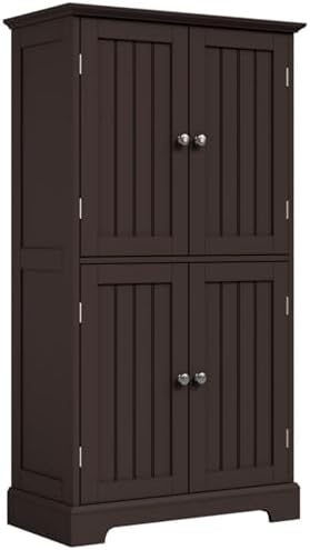 ChooChoo Bathroom Floor Cabinet with Adjustable Shelves