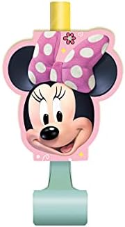 Unique Minnie Mouse Birthday Party Supplies Bundle includes 16 Party Blowouts