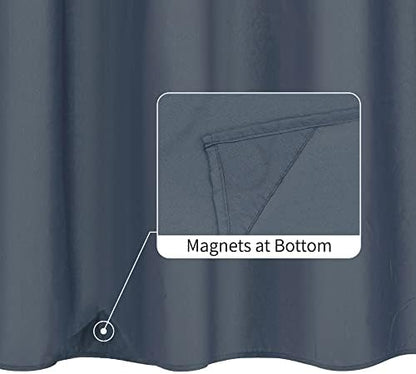 ALYVIA SPRING Stall Waterproof Shower Curtain or Liner Stone Blue, 36x72