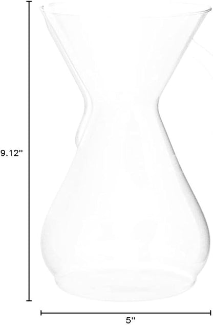 Chemex Pour-Over Glass Coffeemaker - Glass Handle Series - 8-Cup - Exclusive Packaging