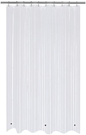 Mrs Awesome 54x72 Stall Size Shower Curtain Liner Clear