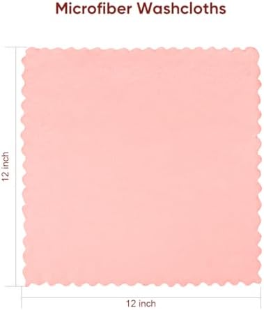 Orighty Washcloths 48 Pack, Ultra Soft Face Towels 12 x 12 inch