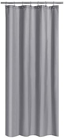 N&Y HOME Fabric Shower Stall Curtain or Liner 36 x 72 Inches, Gray