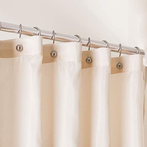 Lush Decor Terra Shower Curtain Single 72" W x 72" L Beige & Ivory - Fabric Shower Curtains for Bathroom - Neutral Bathroom Curtain - Modern Glam Décor