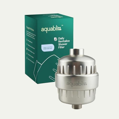 Aquabliss SF100 Daily Revitalize Shower Filter - Brushed Nickel