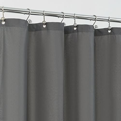 ALYVIA SPRING Waterproof Fabric Shower Curtain or Liner Dark Gray, 72x72