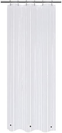 Mrs Awesome 32x72 Stall Size Shower Curtain Liner Clear