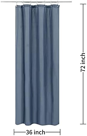 ALYVIA SPRING Stall Waterproof Shower Curtain or Liner Stone Blue, 36x72