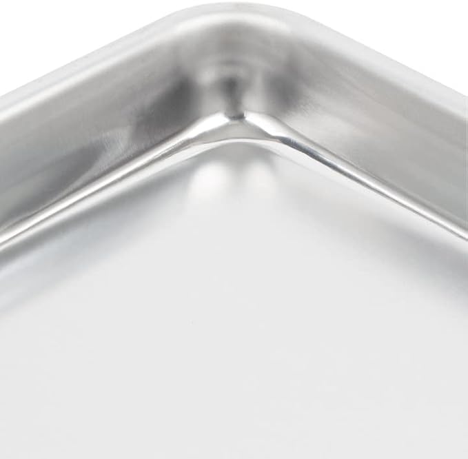 Vollrath (5220) Wear-Ever Collection Quarter-Size Sheet Pans, Set of 2 (9 1/2-Inch x 13-Inch, Aluminum)