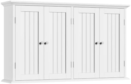 ChooChoo Laundry Cabinet with 4 Doors and Adjustable Shelves