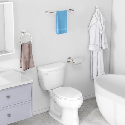KLJKPA Brushed Nickel Bathroom Accessories Set, 4 PCS Bathroom Hardware Set