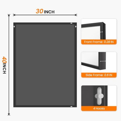 Bathroom Vanity Mirror for Wall, 30"x40" Bathroom Mirror for Over Sink