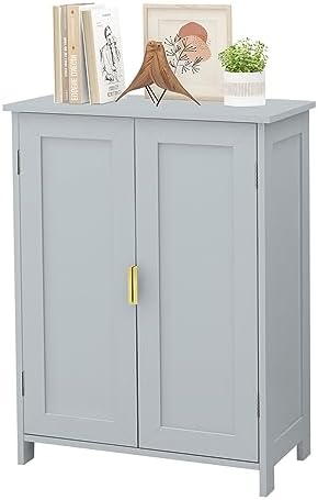 TaoHFE Grey Bathroom Storage Cabinet,Bathroom Cabinets Freestanding