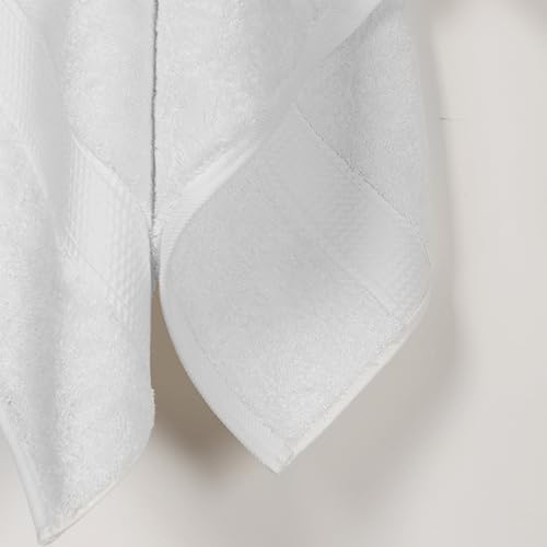 Superior Egyptian Cotton Plush & Absorbent, Bath Towel Set of 2, White