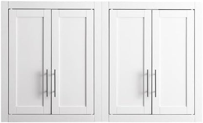 Crosley Furniture Savannah 2-Piece Wall Cabinet Set