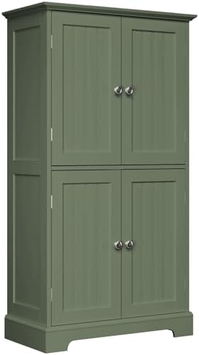 ChooChoo Bathroom Floor Cabinet with Adjustable Shelves