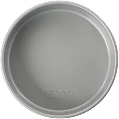 Nordic Ware Brilliant™ Colorful Bakeware 9-Inch Round Pan, Nonstick made without PFAS or PTFE for safe cooking; Reinforced steel rim prevents warping