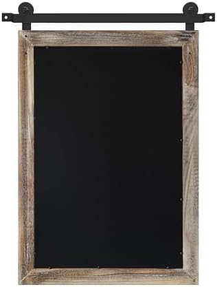 COGOOD Farmhouse Bathroom Mirrors for Over Sink - 30 x 22 Striped Brown