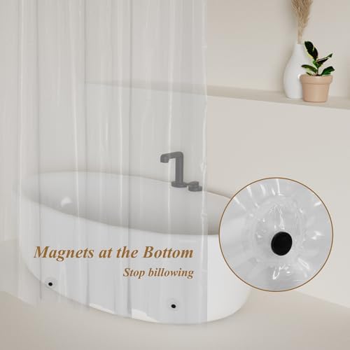 Mrs Awesome 54x72 Stall Size Shower Curtain Liner Clear