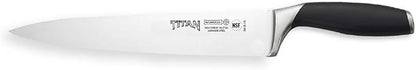 Mundial Titan Series 10" Chef’s Knife – High-Carbon Stainless Steel Blade, Fully Forged Professional Kitchen Knife, Ergonomic Black Handle, NSF