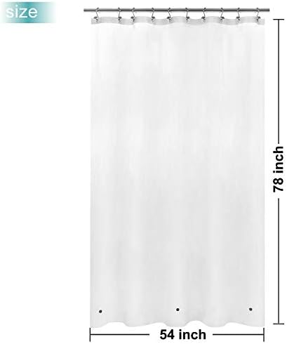 Mrs Awesome 54x78 Stall Size Shower Curtain Liner Frost