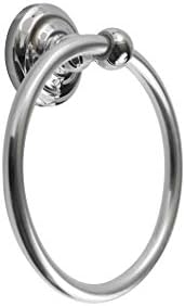 SENTO ROBIKI Modern Silver Bathroom Hardware Accessories Set, Includes Robe Hook, Toilet Paper Holder, Towel Ring, 24" Towel Bar, Duty Metal Bath Hardware Set Wall Mounted(4-Piece, Polished Chrome)
