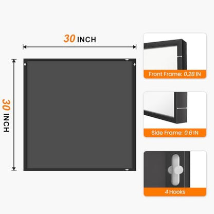 Bathroom Vanity Mirror for Wall, 30"x30" Bathroom Mirror for Over Sink