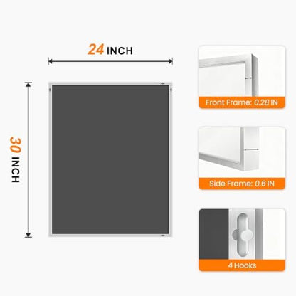 Bathroom Vanity Mirror for Wall, 24"x30" Bathroom Mirror for Over Sink