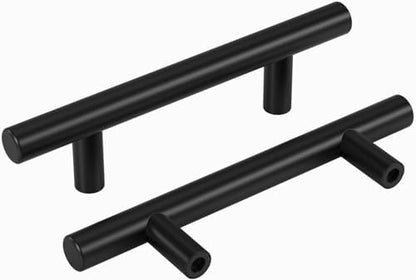 homdiy 45Pack 3.75in Cabinet Handles Black Kitchen Cabinet Pulls Drawer Pulls for Dresser Drawers